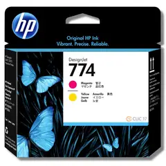 HP - Cabezal 774 Magenta Amarillo P2V99A