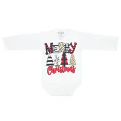 GENERICO - Body bebé Navideño - Merry Christmas Arboles