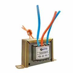 PEPTEL - Transformador monofasico 220V a 15V-0V-15V 2A