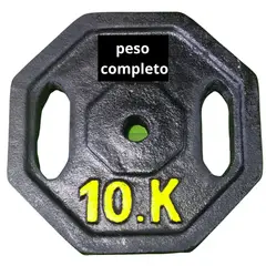 GENERICO - PESAS HEXAGONALES DISCO 10KG