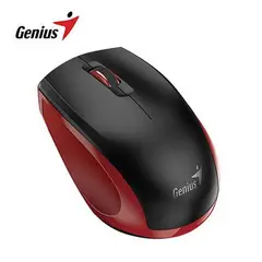 GENIUS - Mouse Nx-8006s Wireless Blueeye Silent Ergonomico BlackRed
