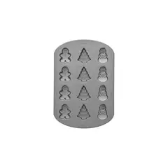 GENERICO - Molde Para Galletas Navidad 12 Cavidades