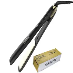 BABYLISS PRO - Alisadora Graphite Titanium Iónica 1? Negro