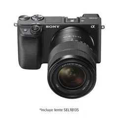 SONY - Cámara semi profesional Alpha APS-C Mirrorless ILCE-6400M