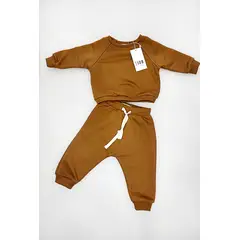 GENERICO - Polera Unisex Casual Eddie Color Camello Estacion 108