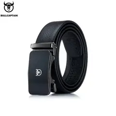 BULLCAPTAIN - - Correa de Cuero Mate PD001-BK Negro