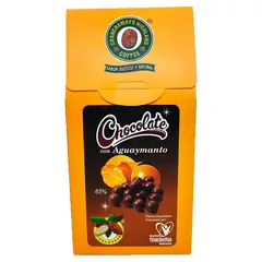 CHANCHAMAYO HIGHLAND COFFEE - Chocolate con aguaymanto orgánico caja x100 gr