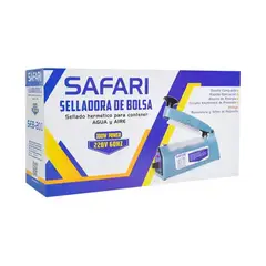 SAFARI - Selladora de bolsa 20 cm, plástico,