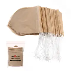 LA SEMILLITA PERUANA - 50 Filtrante papel filtro circular beige7.4x7xcm