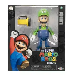 JAKKS PACIFIC - Super Mario Bros Movie - Figura de Luigi con Linterna