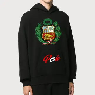 GENERICO - Polera con capucha Perú