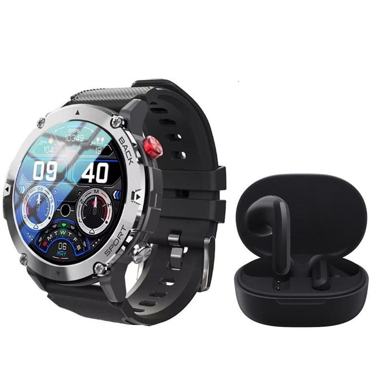 Reloj inteligente Toumi GT-C Amoled y Buds 4 Lite De Audífonos