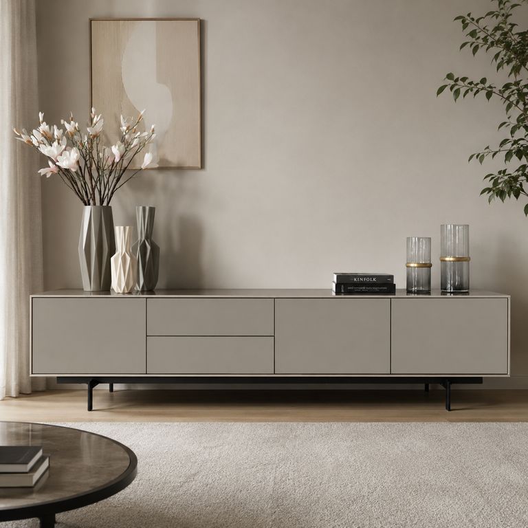 Mesa de Tv 80” Rafaella Taupe