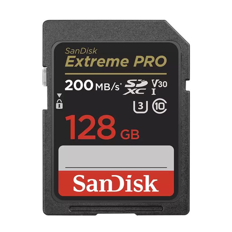 Memoria SD Extreme Pro 128GB 4k UHS-I C10 U3 200mbs
