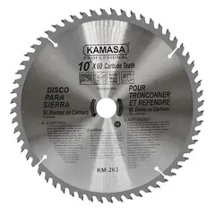 KAMASA - Disco Sierra para Madera 10" 60 Dientes KM263