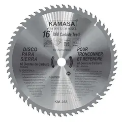 KAMASA - Disco Sierra para Madera 16" 60 Dientes KM268