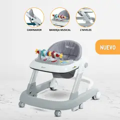 EBABY - Andador Caminador Interactiva para Bebés «FUNNY» Gray