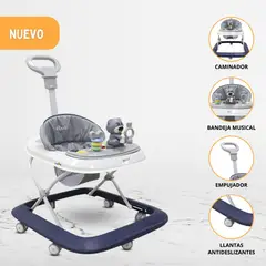 EBABY - Andador Musical Didáctico para Bebés «VARI» Blue