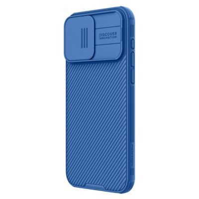 Funda CamShield Pro iPhone 15 Pro Max Cubierta Cámara - Azul