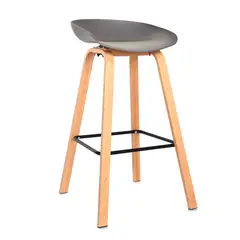 BONNO - Banco Para Bar Misuri Fijo Gris