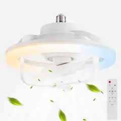 GENERICO - Foco Led Con Ventilador Rgb Multifunción Control