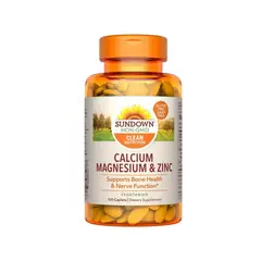 SUNDOWN - Calcio, Magnesio y Zinc x 100 cápsulas -