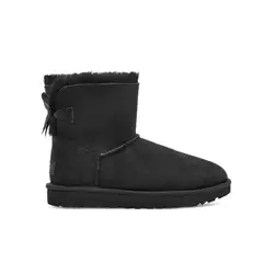 UGG - Botas Mini Bailey Bow II W Black Mujer
