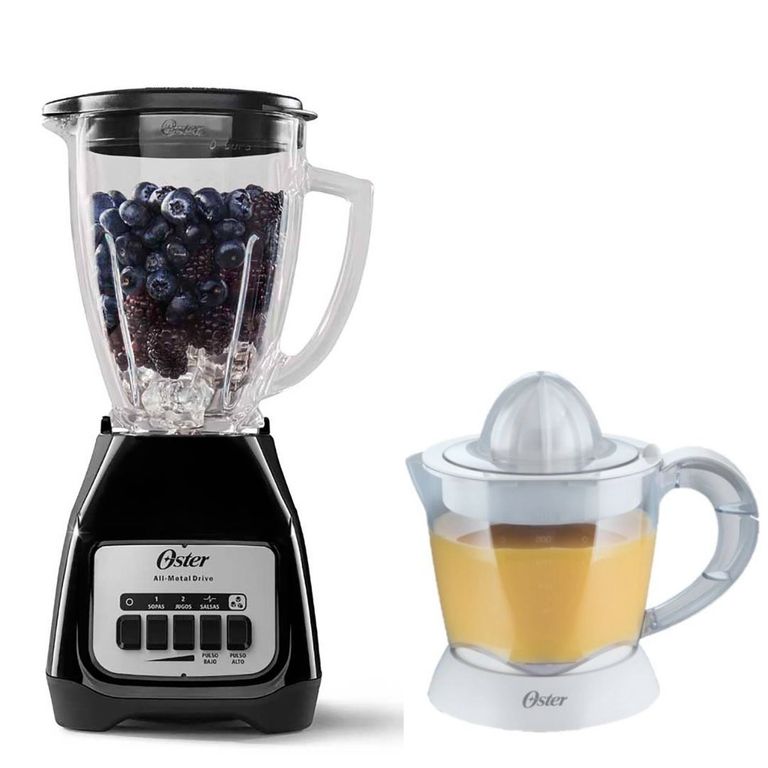 COMBO Licuadora 2 Velocidades + Exprimidor de Cítrico 1 Lt