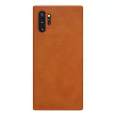 OTTOWARE - CASE QIN PRO LEATHER NILKIN SAMSUNG NOTE 10 PLUS CAMEL