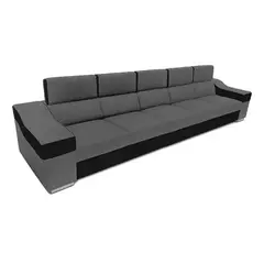 DMUEBLES - SOFA SIMBA 5 ASIENTOS PLOMO