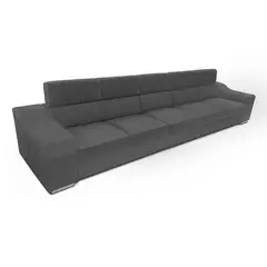 DMUEBLES - SOFA SIMBA 5 ASIENTOS GRIS OSCURO