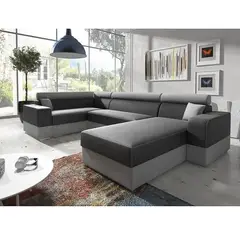 DMUEBLES - SECCIONAL ABREU NEGRO.