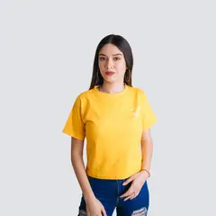 FLEIRI AND MANNER - Polo Crop Top de Algodón para Mujer BeFleiri