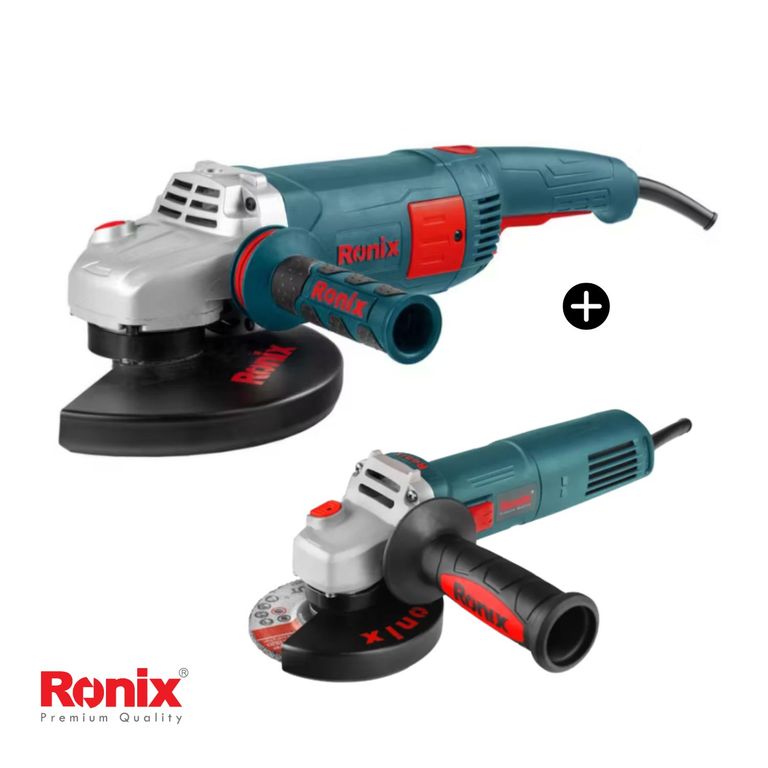 Amoladora Angular 9" 2400W 3241 + Amoladora Angular 4.5" 840W 3111