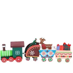 GENERICO - Mini Tren de Navidad color verde