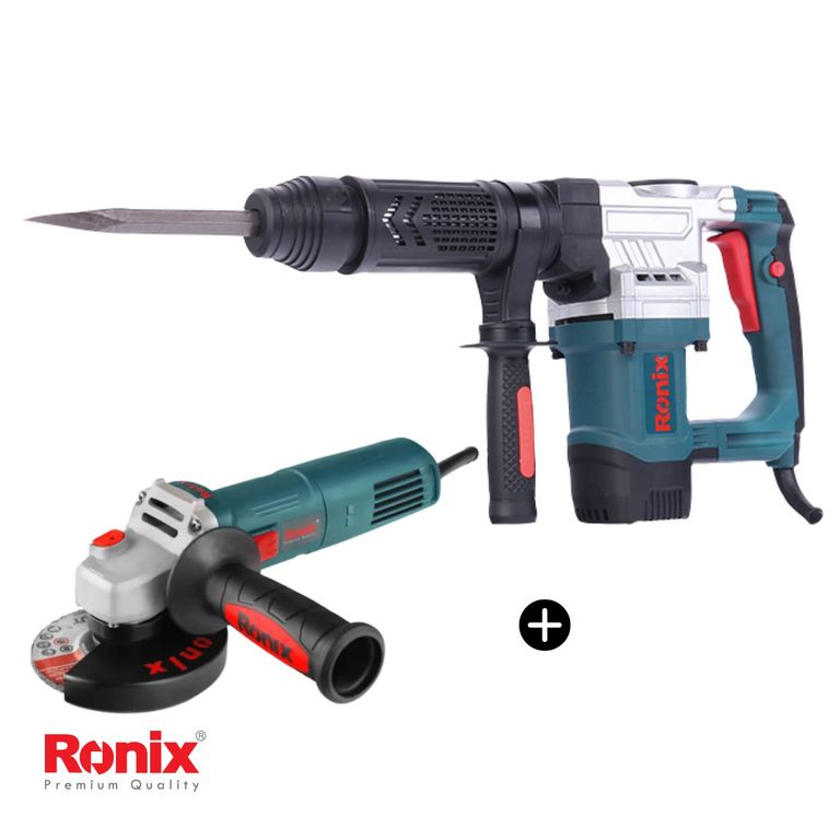 CB010: Martillo Demoledor 1050W 2809 + Amoladora Angular 4-1/2″ 840W 3111