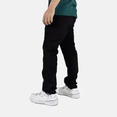 YONISTERS CLOTHING - Pantalón Drill Semipitillo Stretch Negro