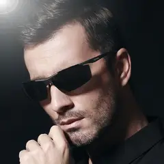 VEITHDIA - Lentes Sol Negro Polarizado UV400 Navidad Genieka
