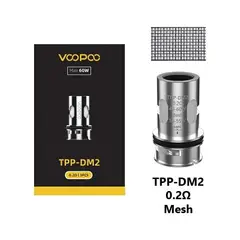 VOOPOO - Resistencia TPP DM2 0.2 ohm - Caja por 3 unidades