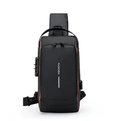 GENERICO - Bandolera de hombro perchero antirrobo Morral impermeable