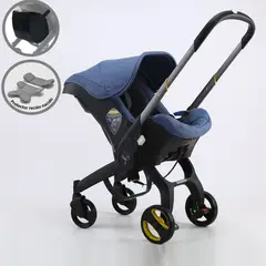GENERICO - Coche de Portabebe “Doona” Multifuncional 4 en 1 Color Azul