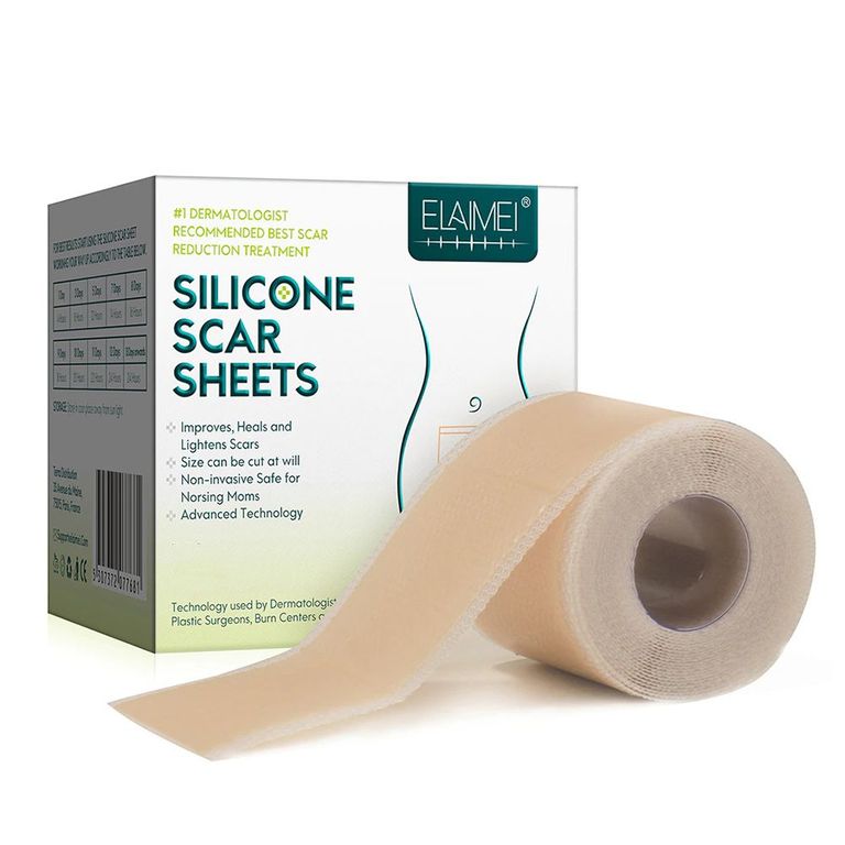 Parches Gel De Silicona Médica Reusables Cicatrices Cirugia ELAIMEI
