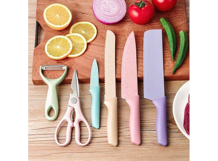 Set de cuchillos en colores pasteles