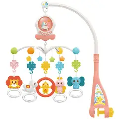 HUANGER - Juguete Móvil Musical para Cuna Unicornio Rosa