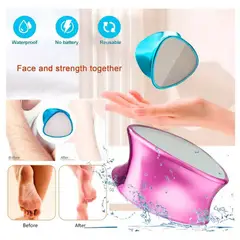 GENERICO - Piedra Depiladora de Cristal 2 en 1 Elimina Vello Corporal Y Exfolia Pies