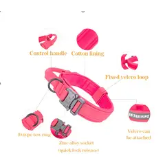GENERICO - Collar ajustable para perro Rosado Talla M