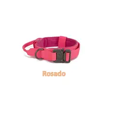 GENERICO - Collar ajustable para perro Rosado Talla L
