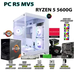AMD - Computadora PC Ryzen 5 5600G RAM 16GB DISCO 500GB SSD CON GRAFICOS RADEON