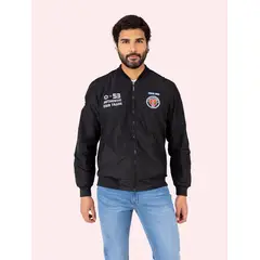 JUSTO - CASACA BOMBER HOMBRE BORDADO SLIM FIT