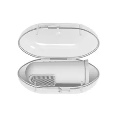 DR BROWNS - Cepillo Dedal de Silicona con Estuche Color Gris